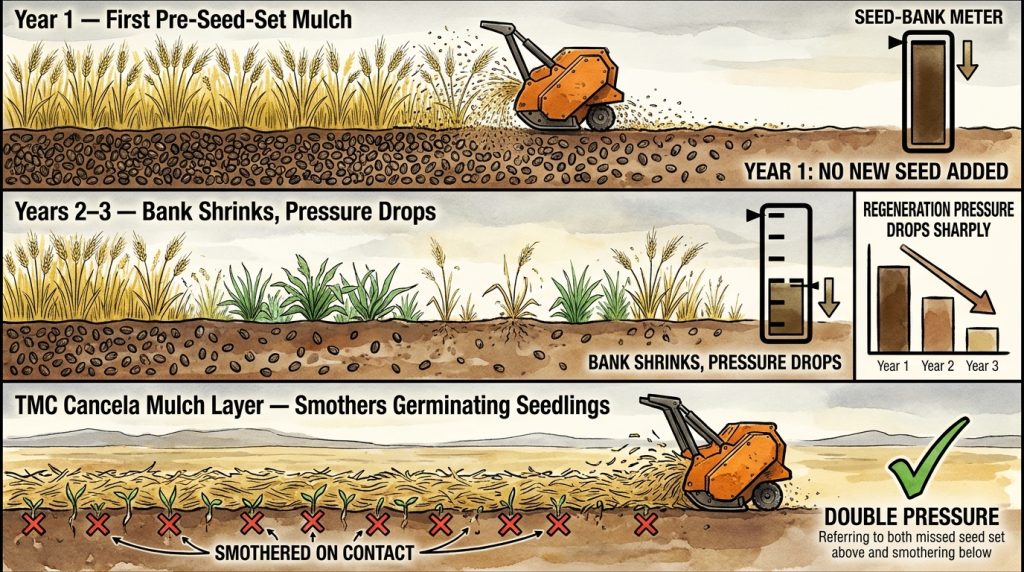 Barley Grass Seed Bank Decline R
