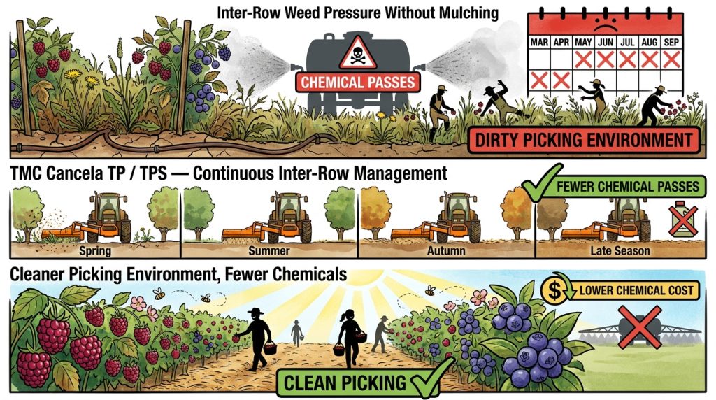 Berry Inter Row Weed Control R