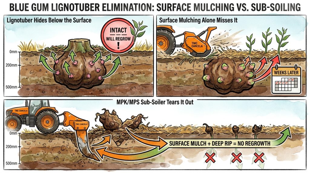 Blue Gum Lignotuber Sub Soiler L