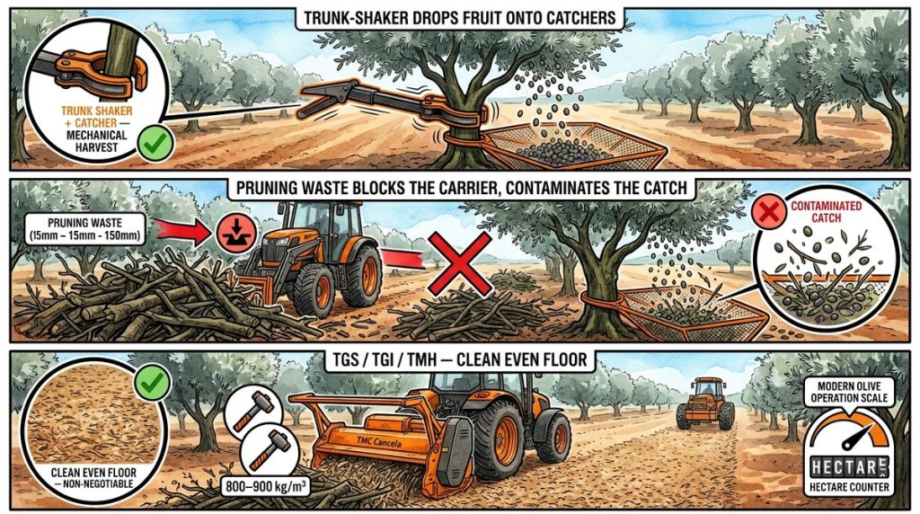 Olive Trunk Shaker Harvest L