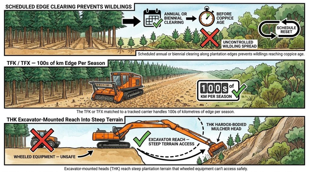 Pine Plantation Edge Maintenance R
