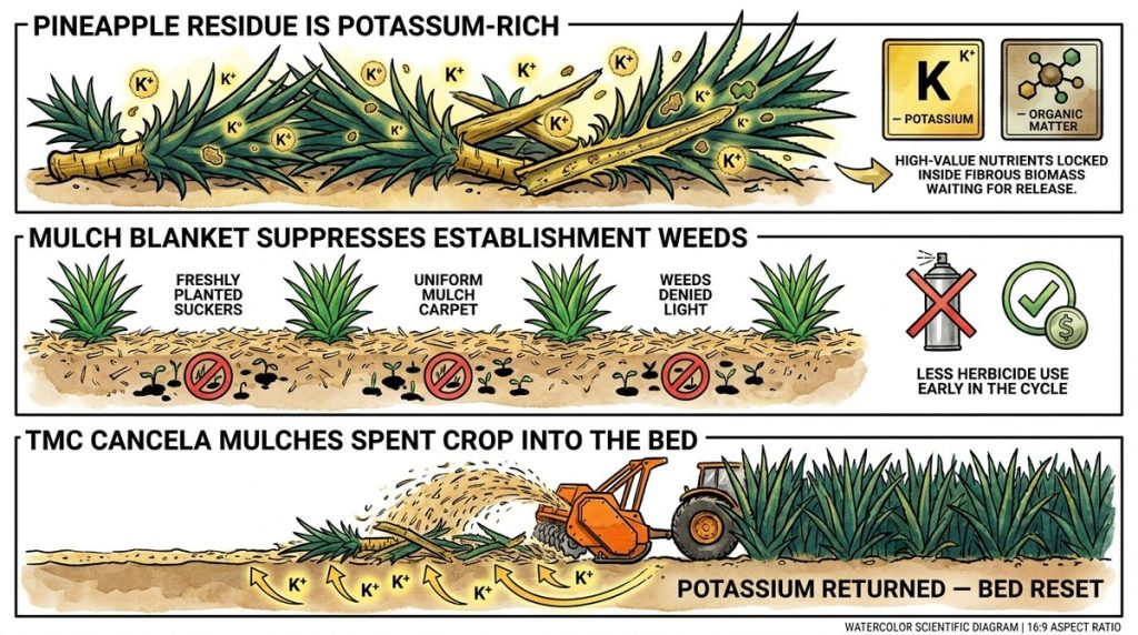 Pineapple Bed Nutrient Return L