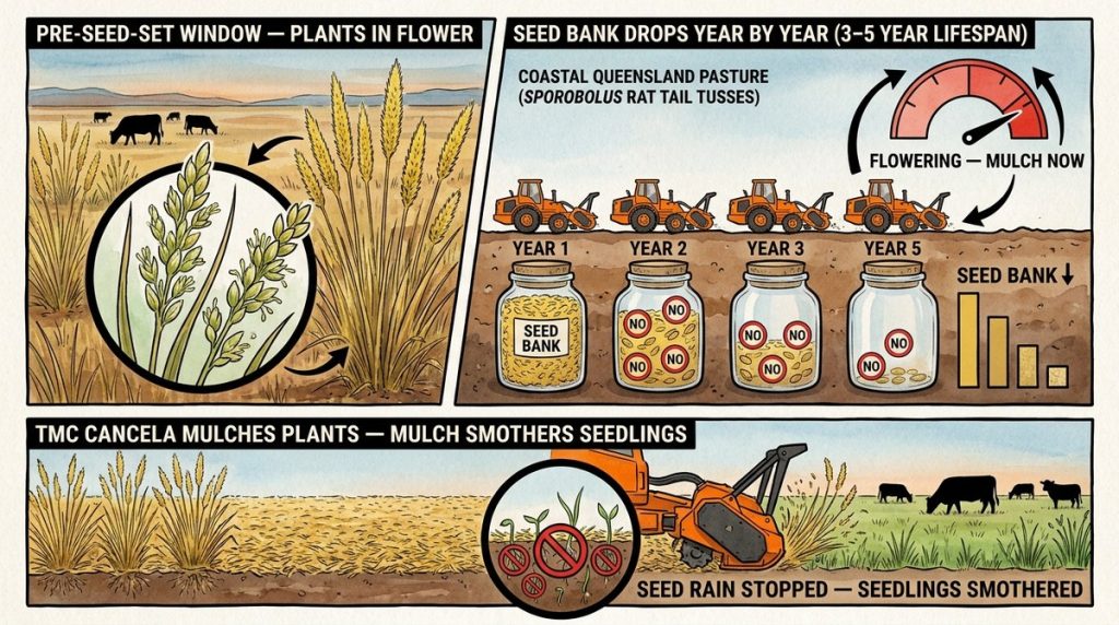 Rats Tail Seed Bank Reduction L