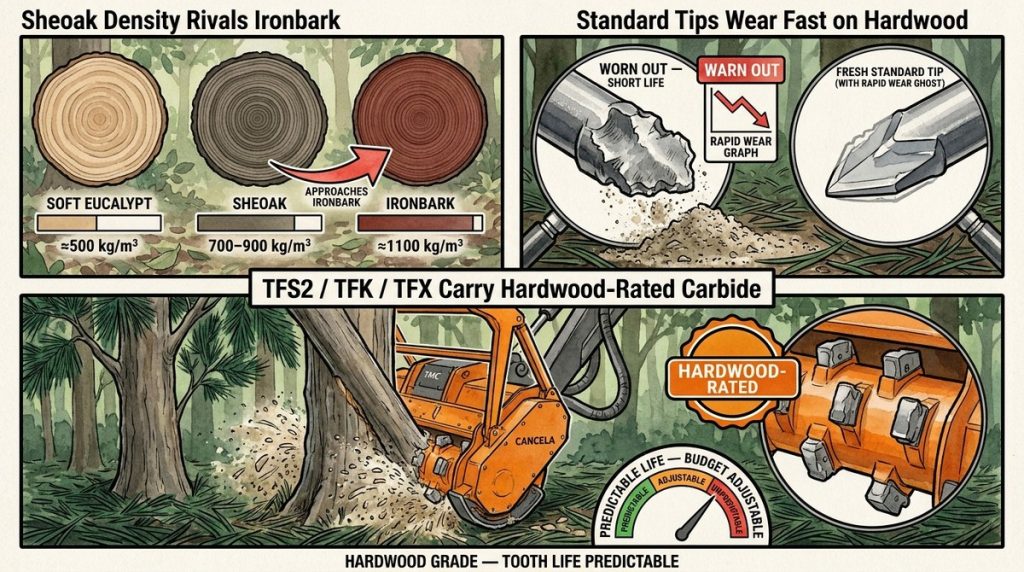 Sheoak Carbide Hardwood L