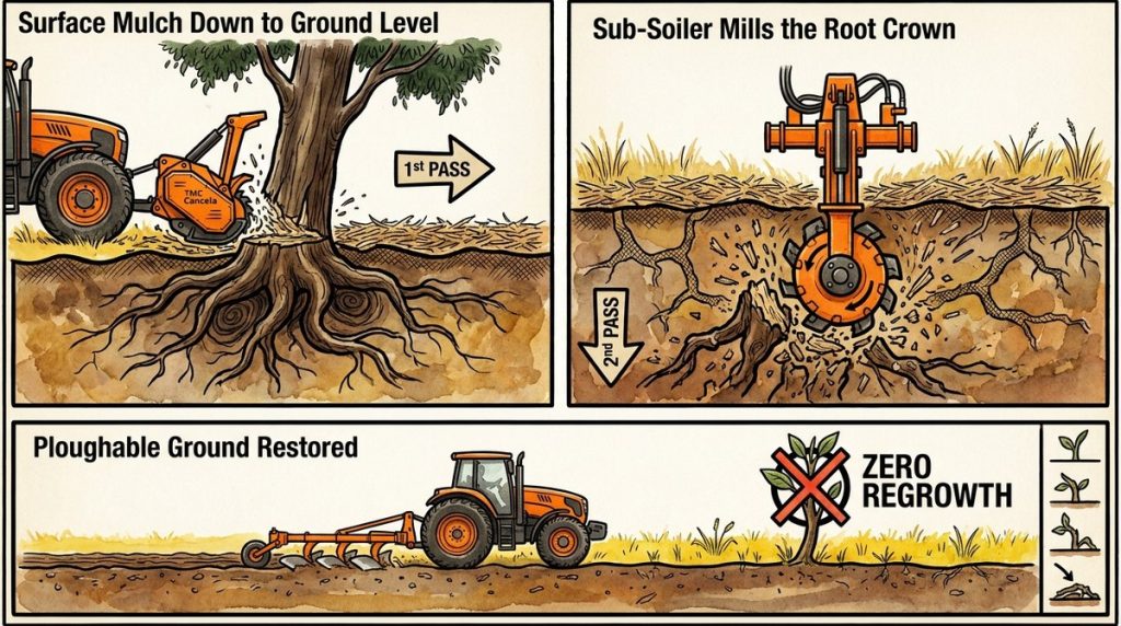 Stump Surface and Sub Soiler L