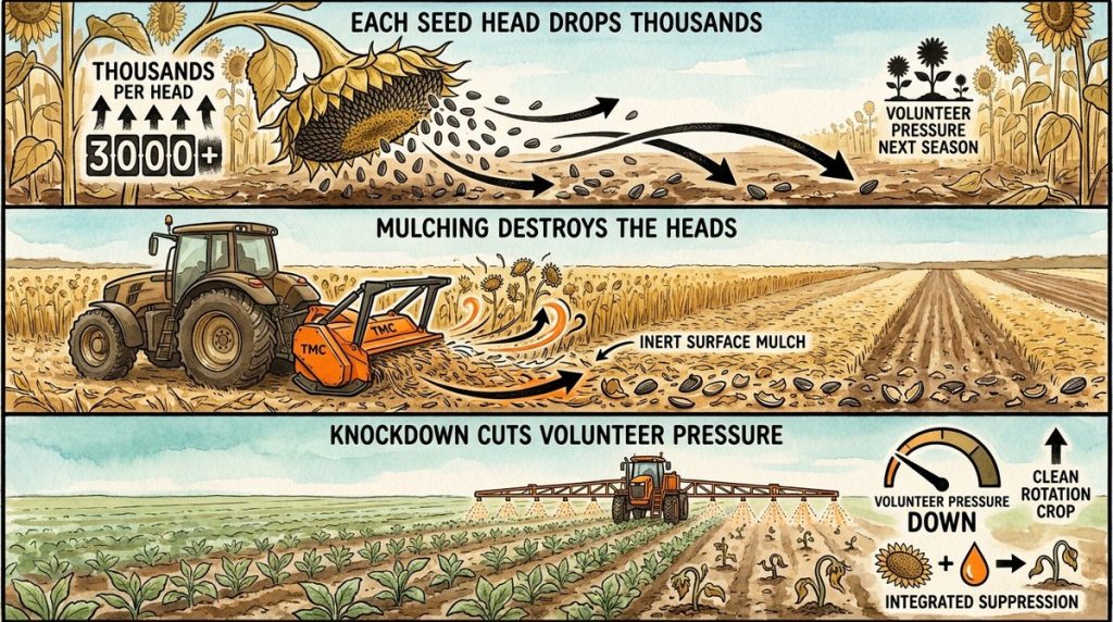 Sunflower Volunteer Suppression R
