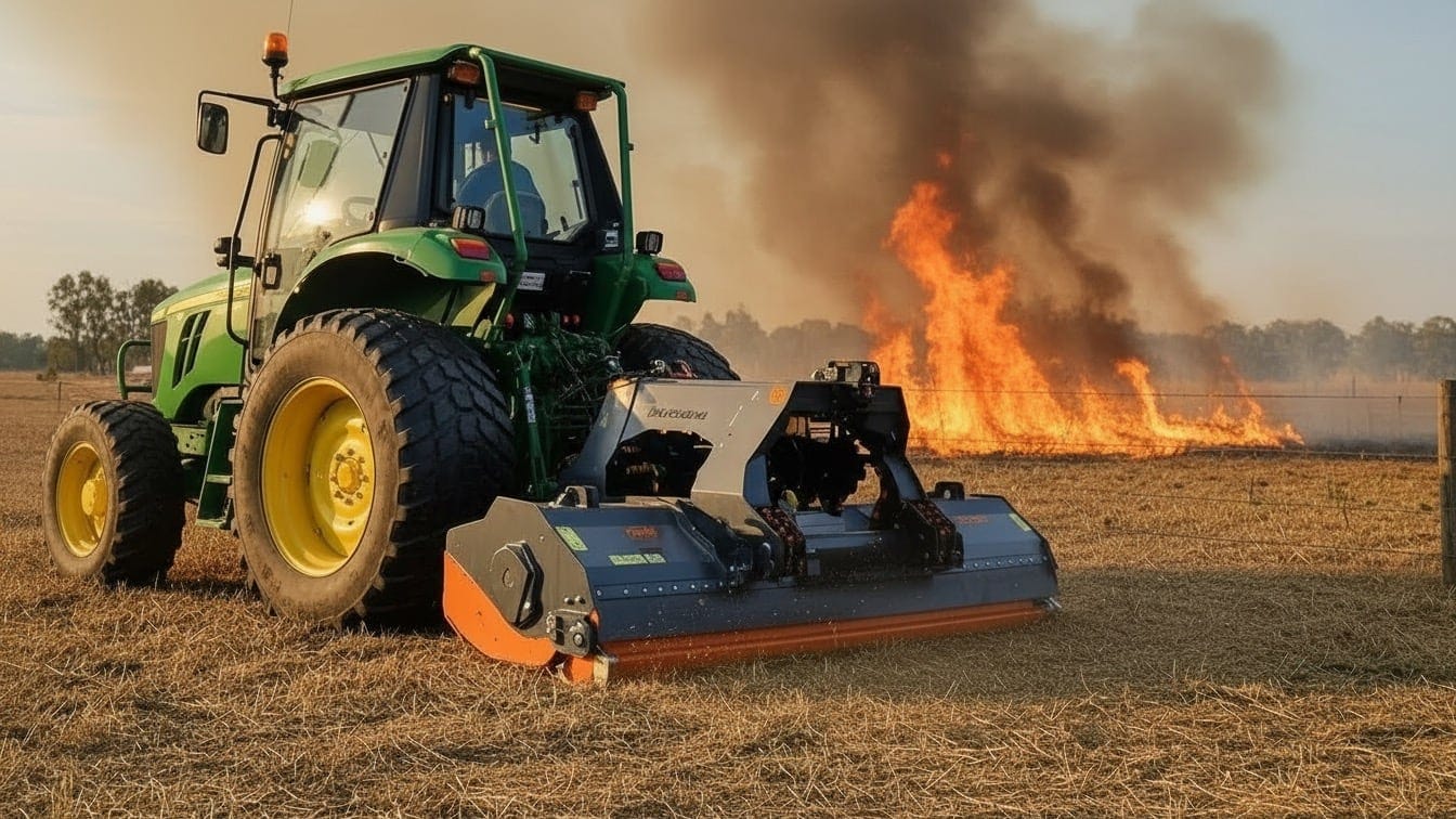 TMS 300 Mulcher for Firebreak