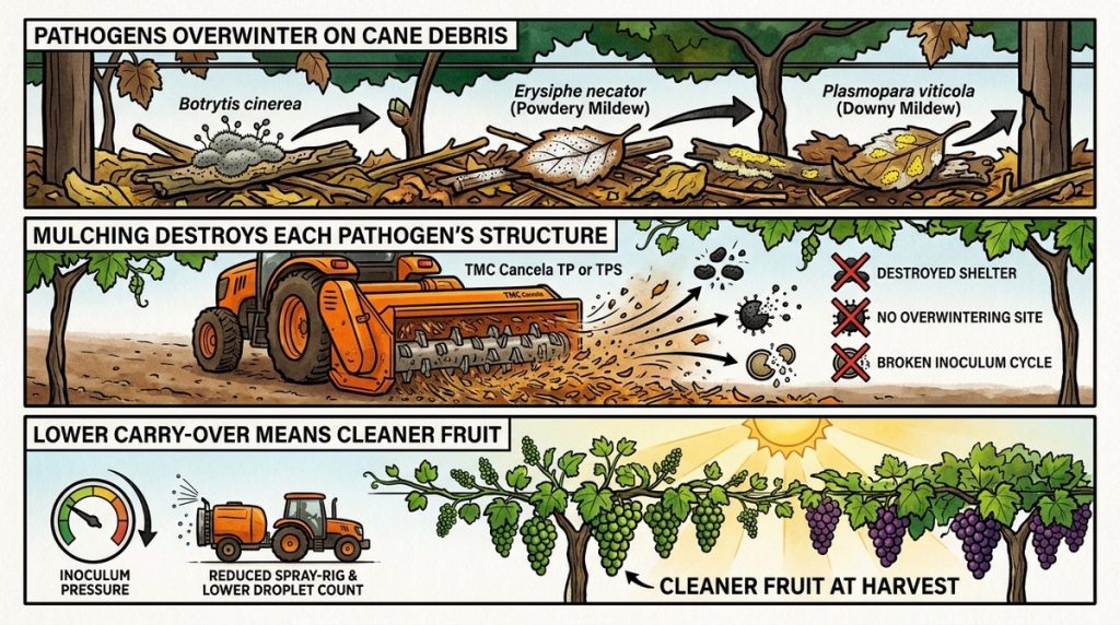 Table Grape Disease Cycle L