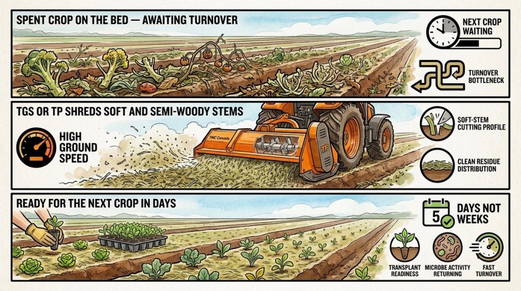 Vegetable Bed Turnover Speed L